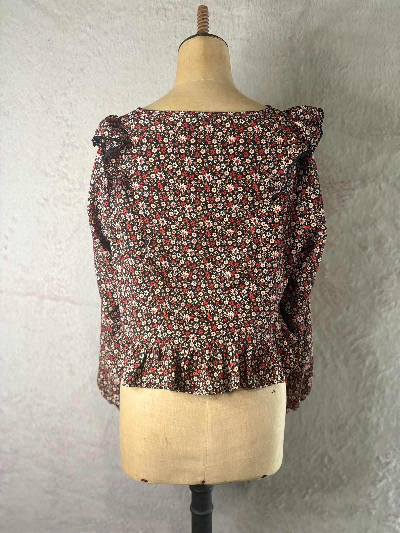 Primark long-sleeved floral blouse size 40 – photo 6
